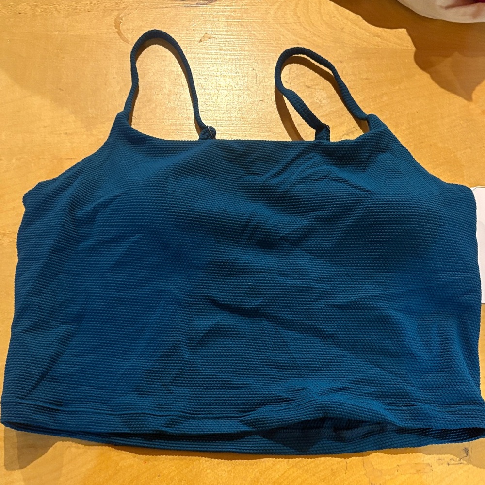 Athleta Blue Bikini Top